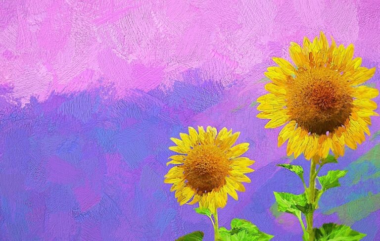 Sunflowers (average) ~1.5hr